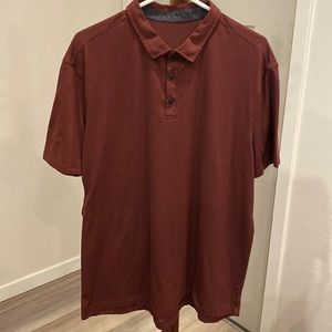 lululemon athletica Maroon Polo Shirt